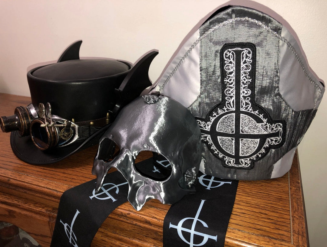 Papa V Perpetua Ghost Skeletá Skull