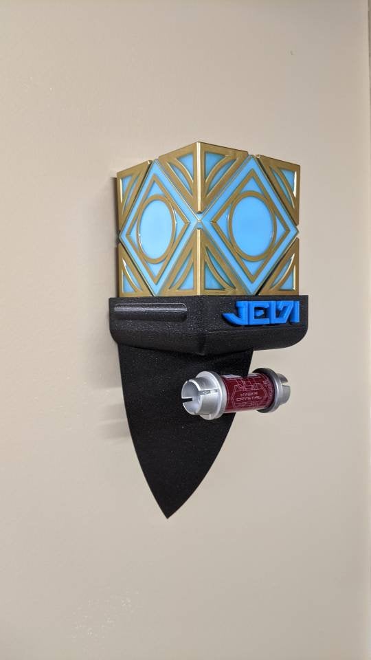 Jedi holocrons were Jedi artifacts used to store information and teachings of the Jedi Order. Holocrons were constructed with a security mechanism preventing non-Force-sensitive individuals from opening them and accessing the secrets held within.