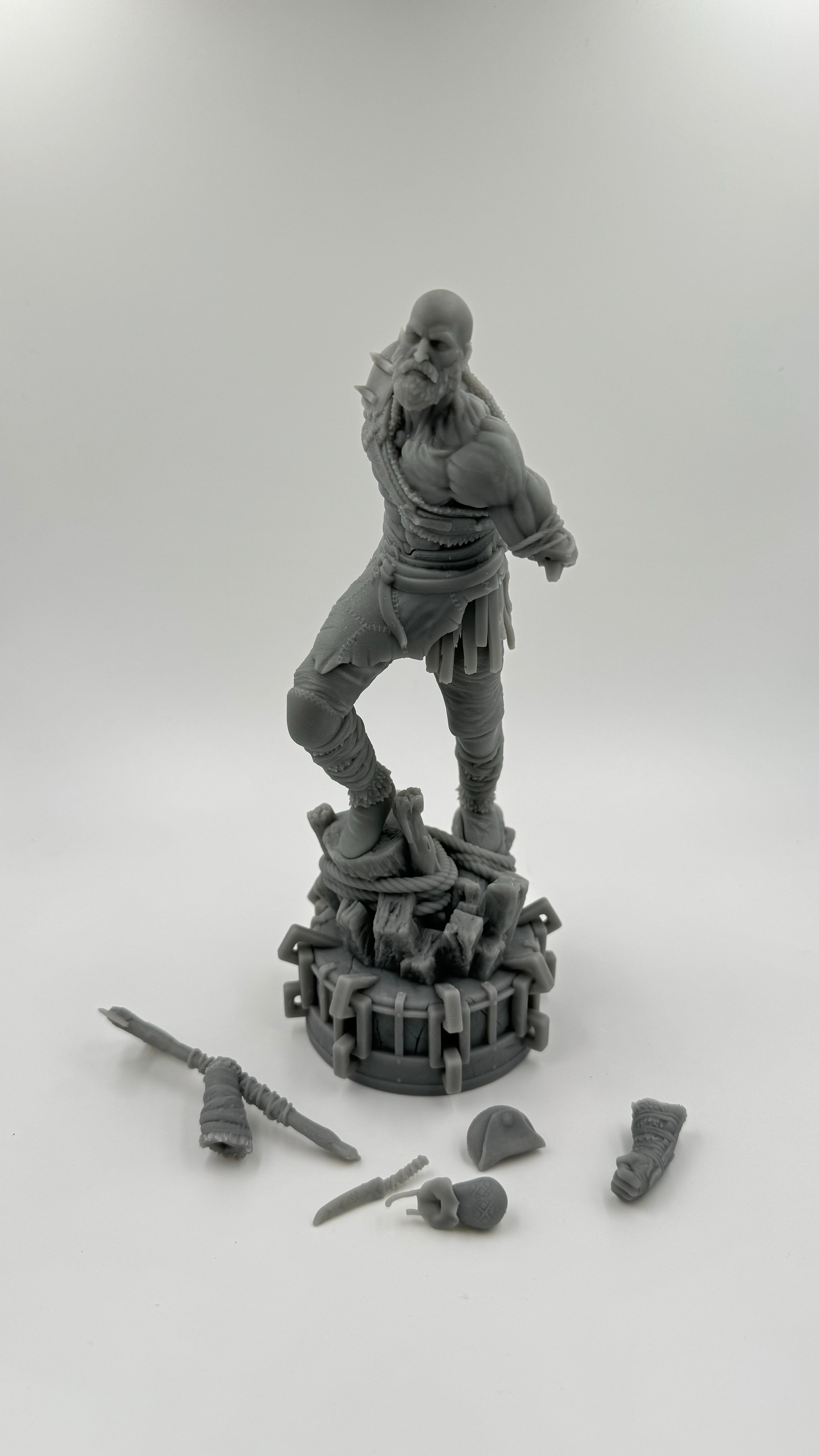 God of War Kratos Resin Figure Model Kit