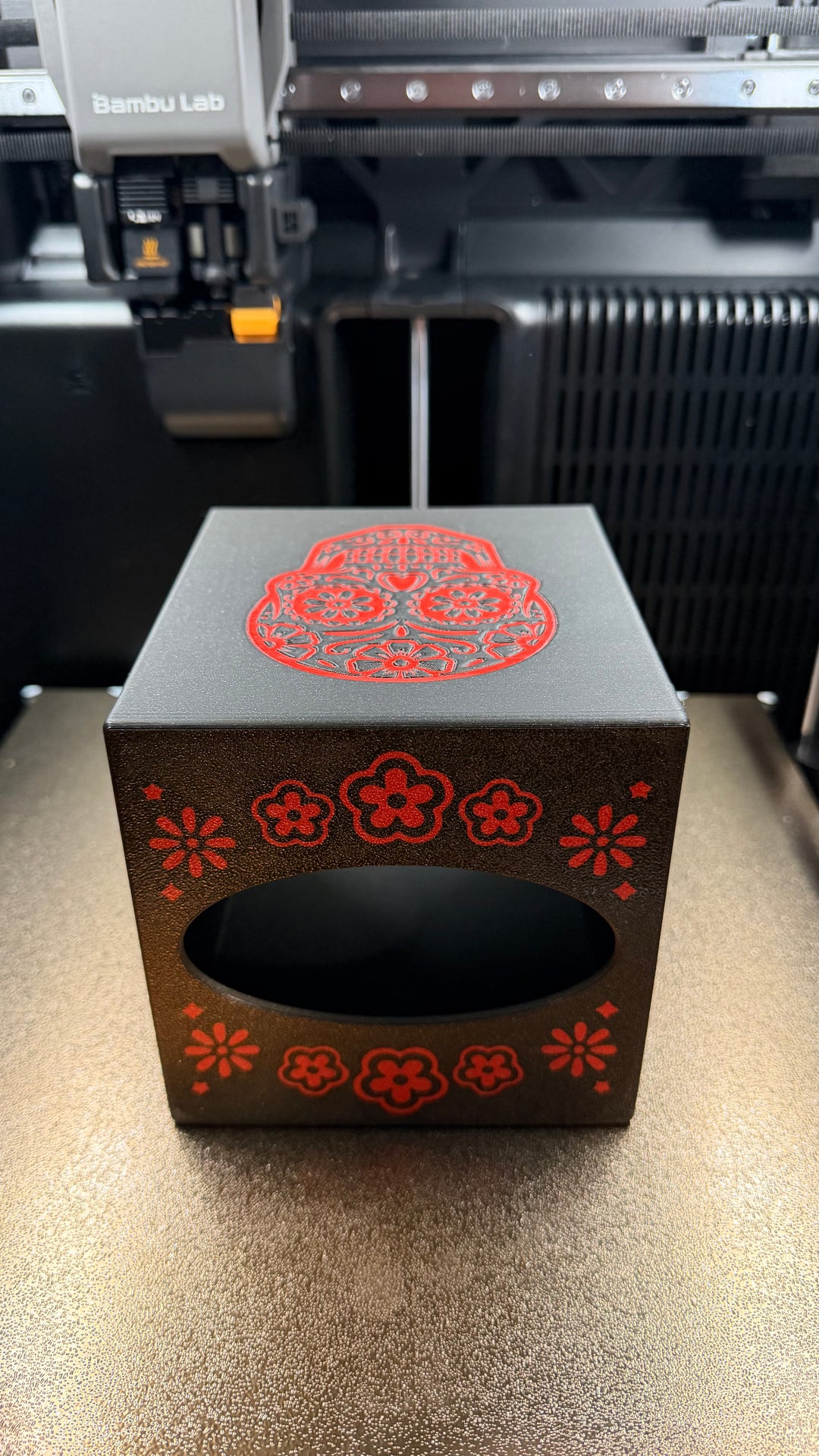 Sugar Skull Tissue Box Day of the Dead