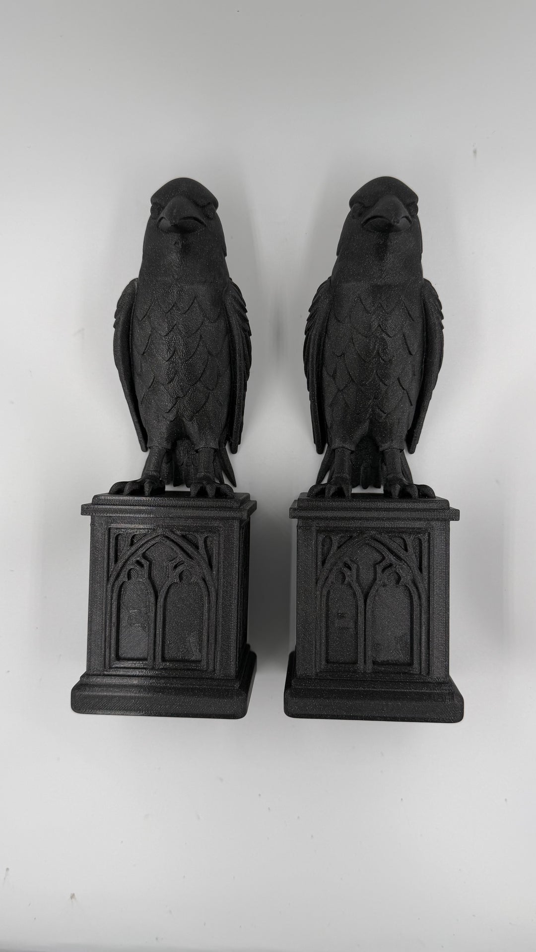 Gothic Raven Book Ends and Wall Decor