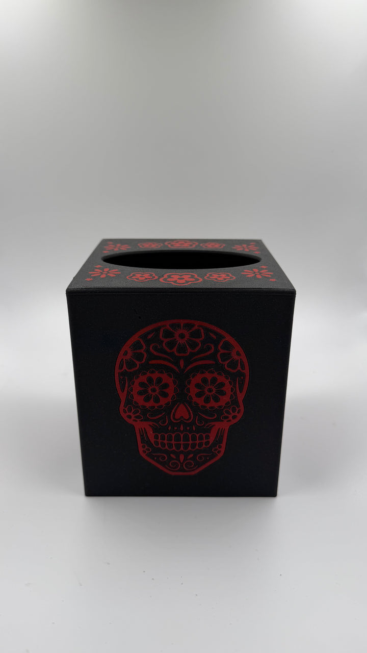 Sugar Skull Tissue Box Day of the Dead