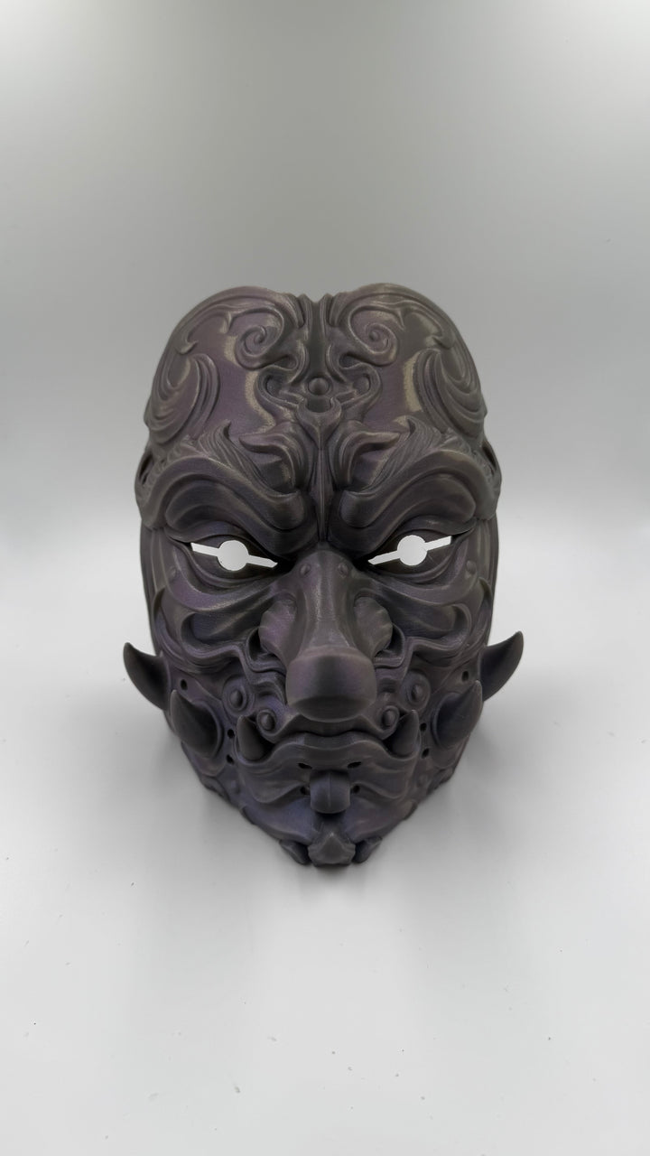 Tengu Mask Japanese | Long Nose Yokai Demon Cosplay Mask | Samurai Japanese Mask