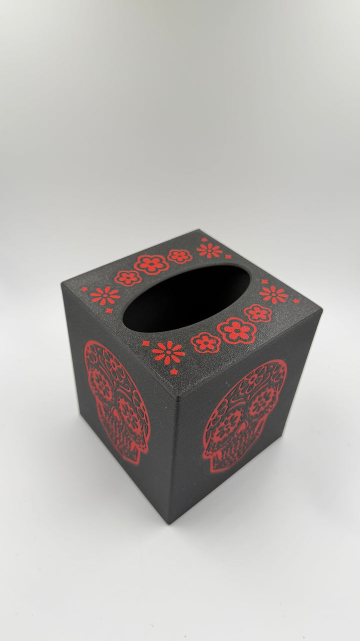Sugar Skull Tissue Box Day of the Dead