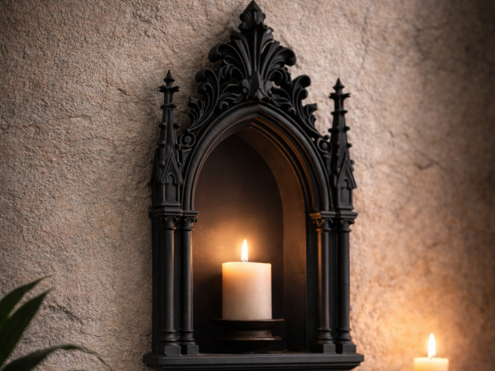 Victorian Gothic Cathedral Wall display