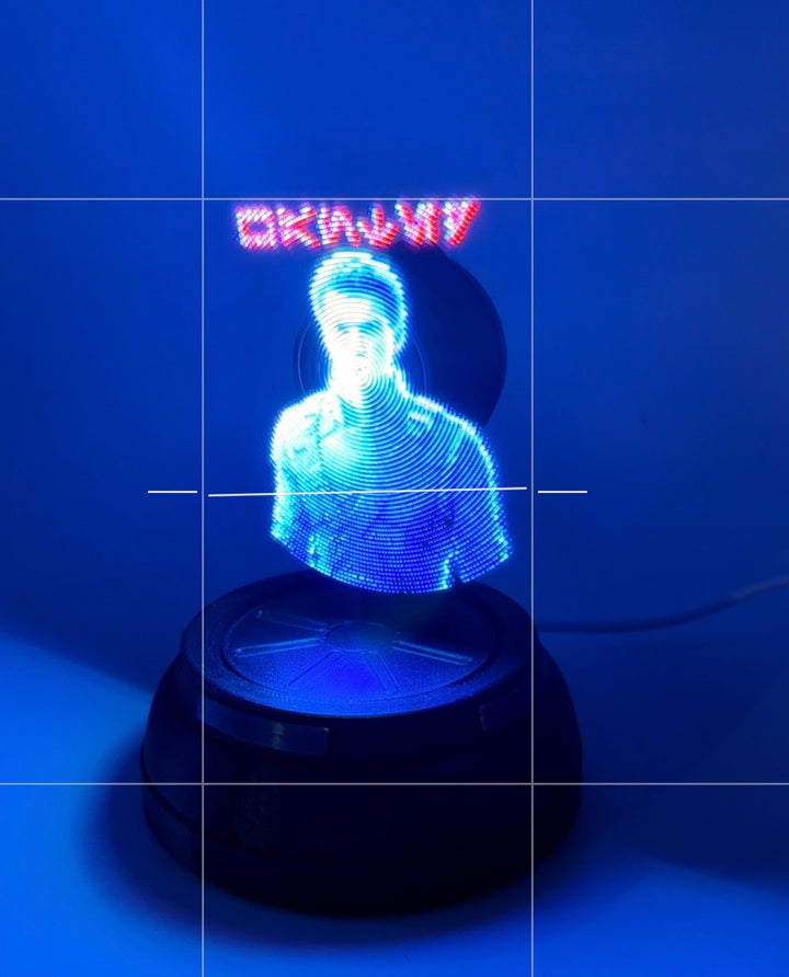 Star Wars Inspired 3D Hologram Projector Over 40 hologram’s | Light-Up Display Fan