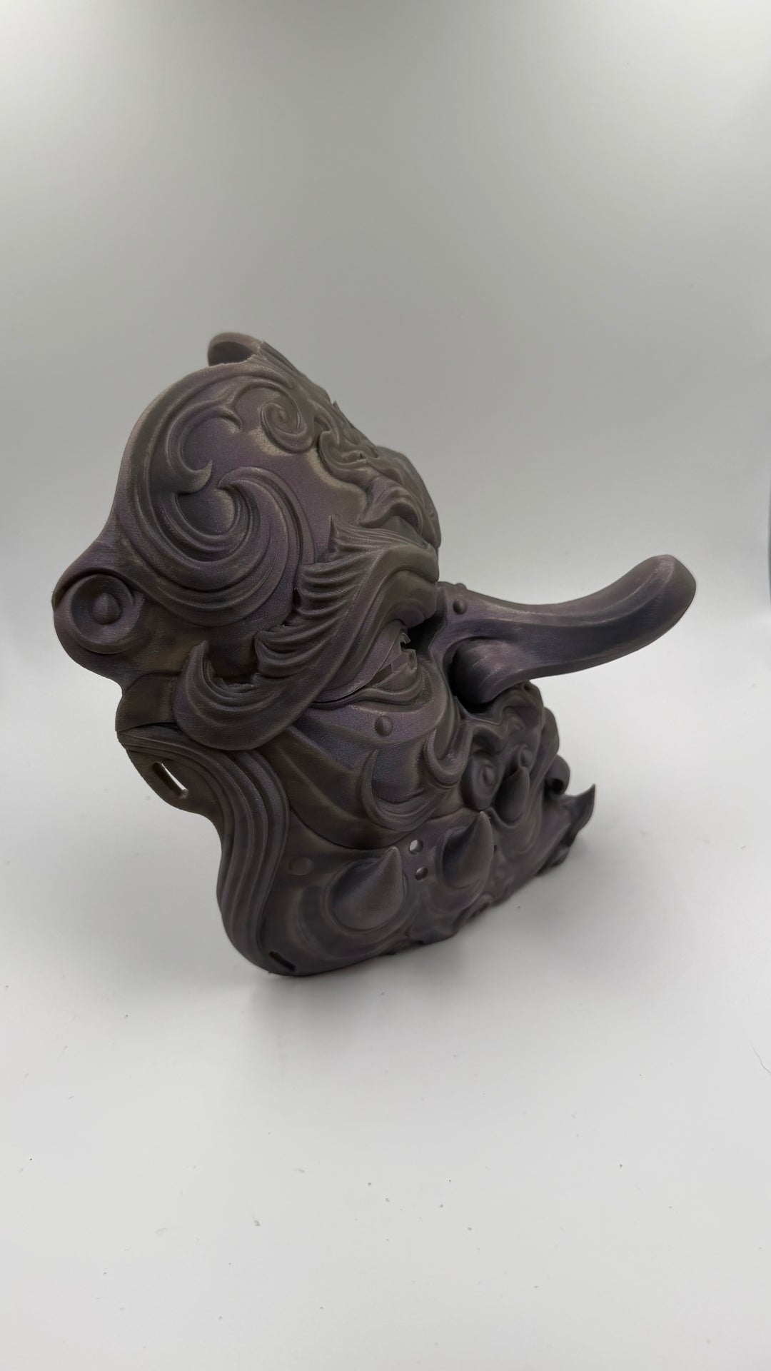 Tengu Mask Japanese | Long Nose Yokai Demon Cosplay Mask | Samurai Japanese Mask