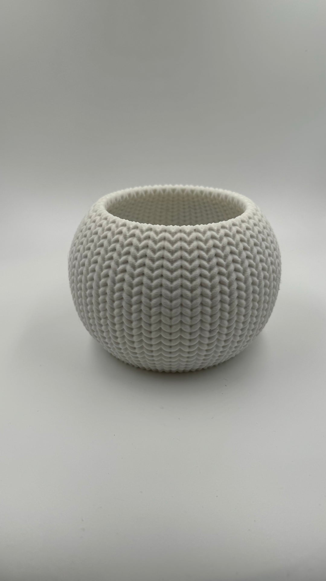 Jack Skellington Knitted Bowl