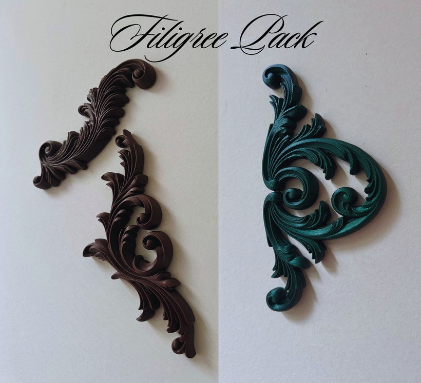 Gothic Victorian Filagree Series 2 Decor Wall Decoration sets