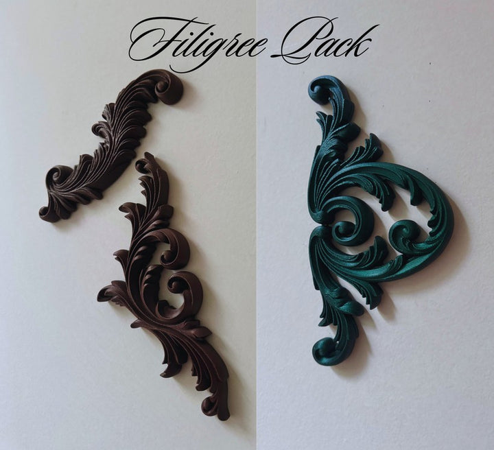 Gothic Victorian Filagree Series 2 Decor Wall Decoration sets