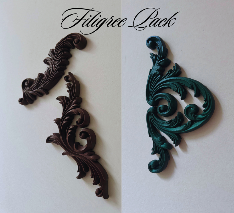 Gothic Victorian Filagree Series 2 Decor Wall Decoration sets