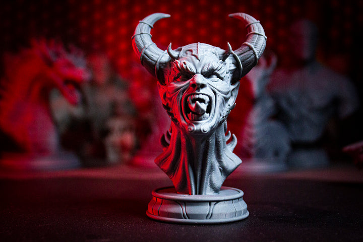 Belial Diablo Bust Statue  - Embrace the Dark Majesty!