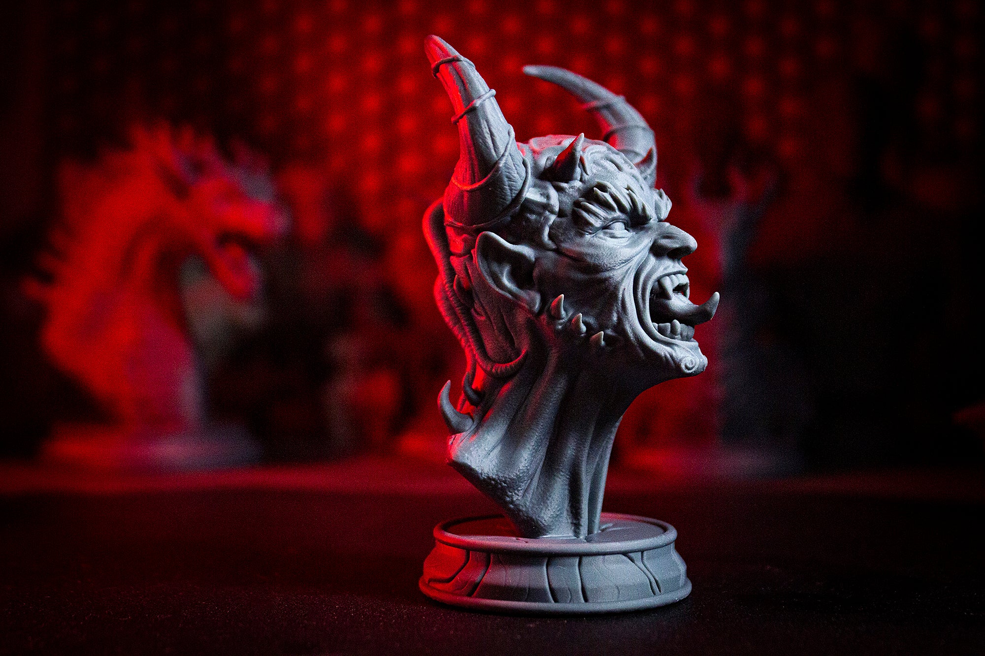 Belial Diablo Bust Statue  - Embrace the Dark Majesty!