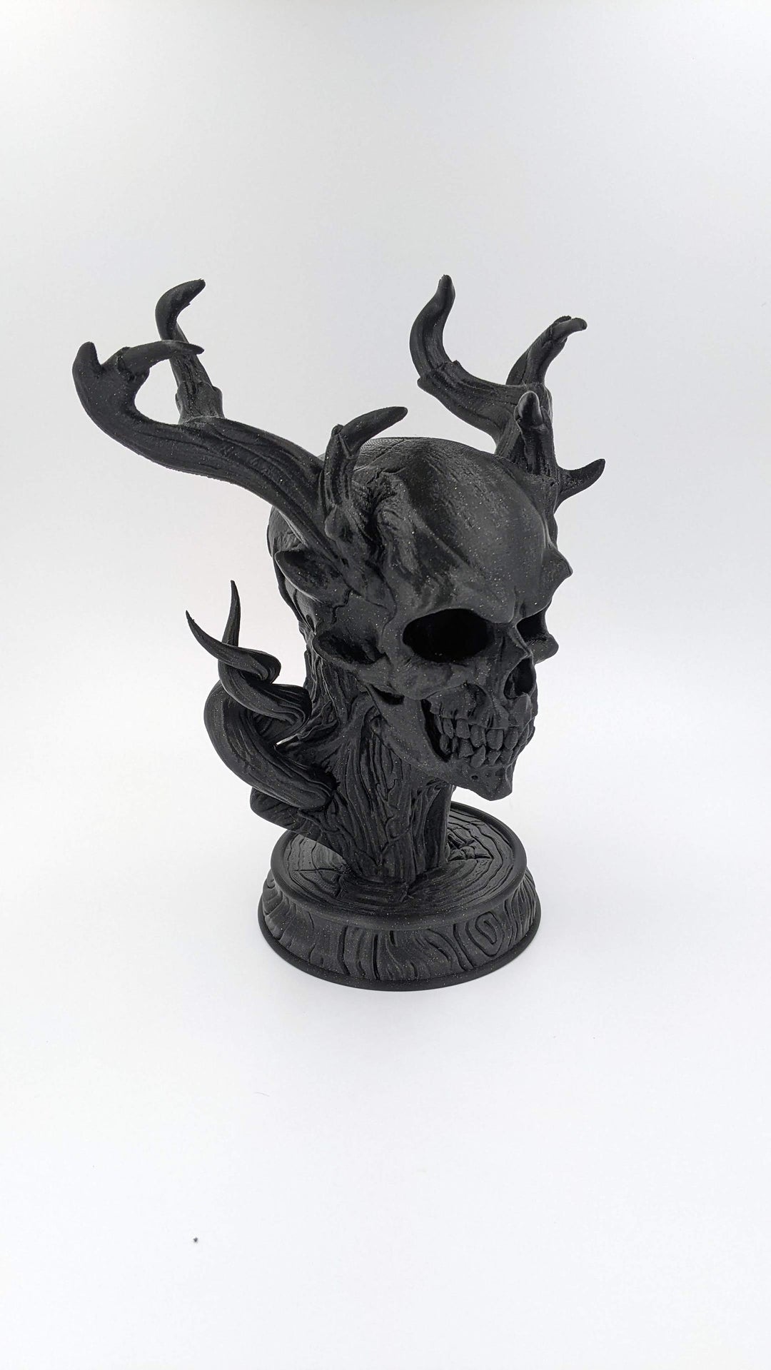 Nature Ankou Demon Skull - Gothic Home Decor