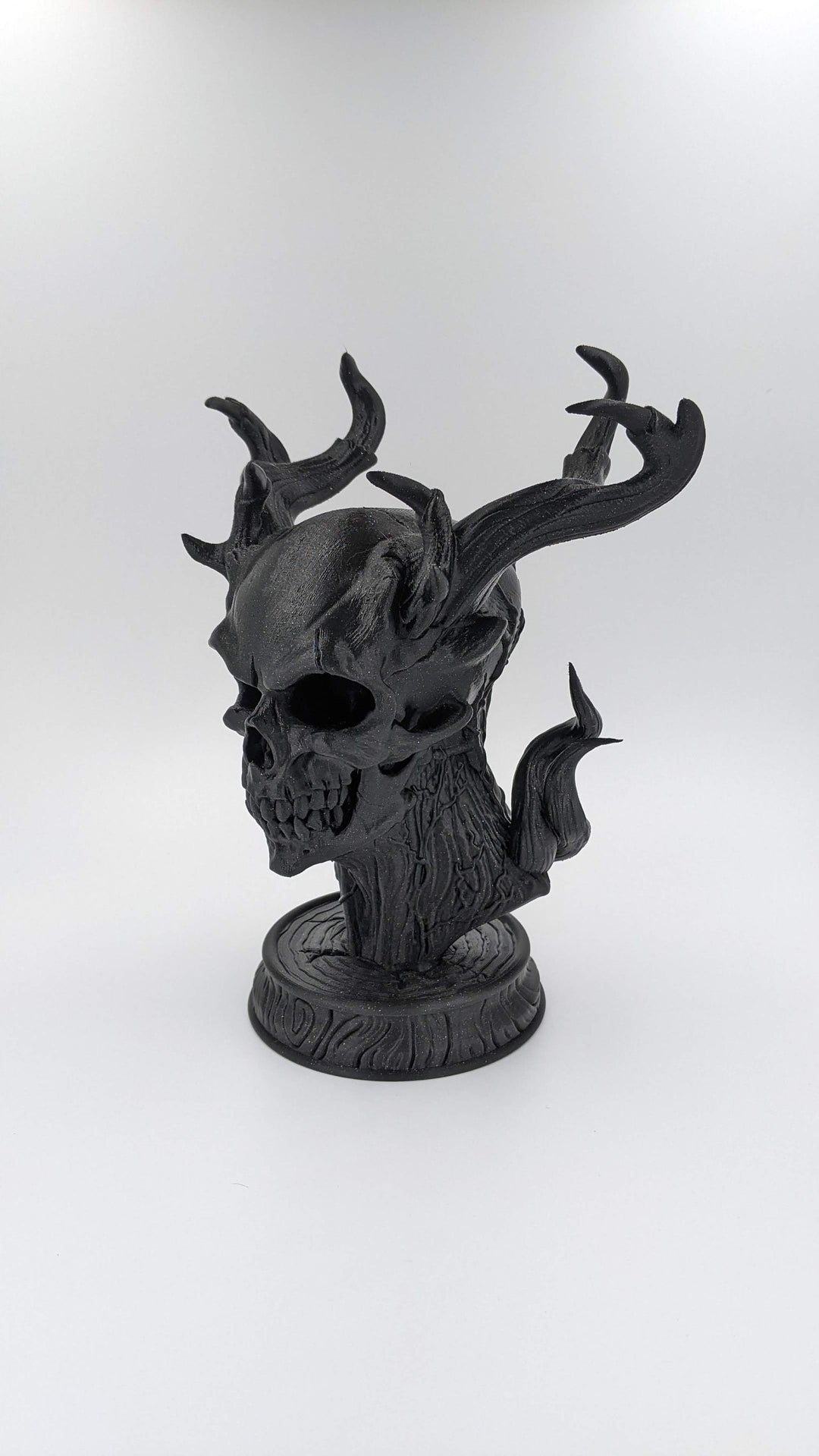 Nature Ankou Demon Skull - Gothic Home Decor