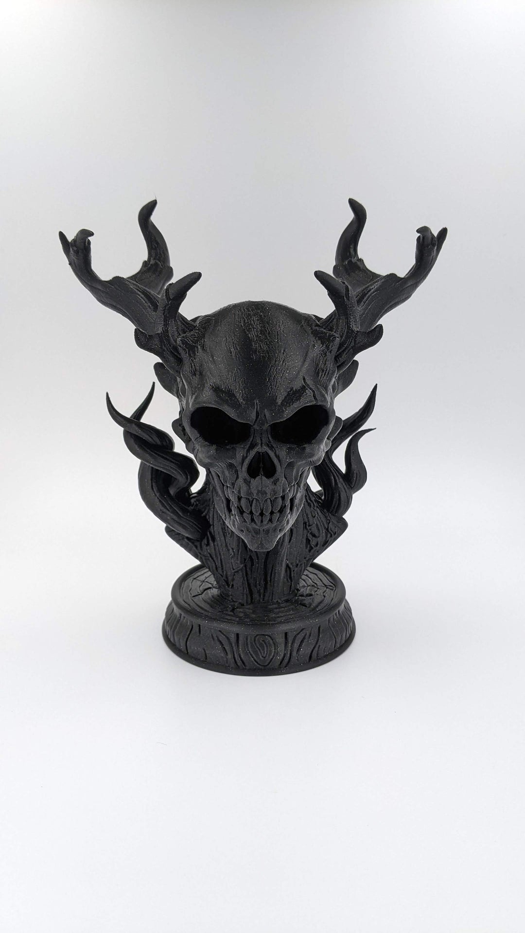 Nature Ankou Demon Skull - Gothic Home Decor