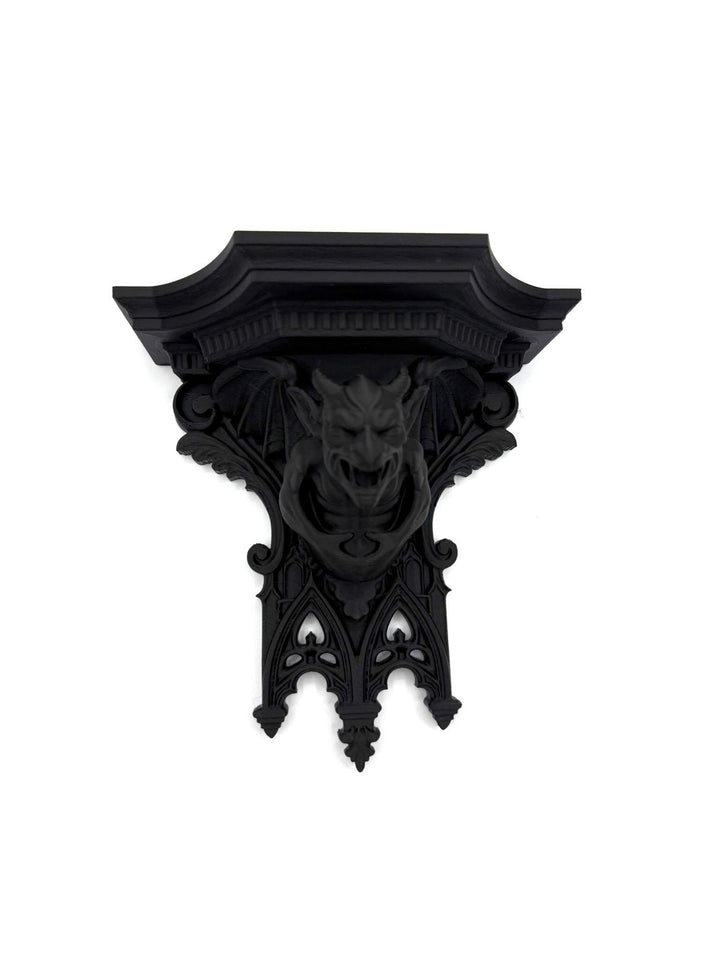 Gothic Gargoyle Shelf Cathedral Sentinel