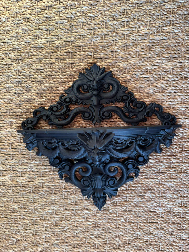 Gothic Wall Shelf Ornate Gargoyle Dragon