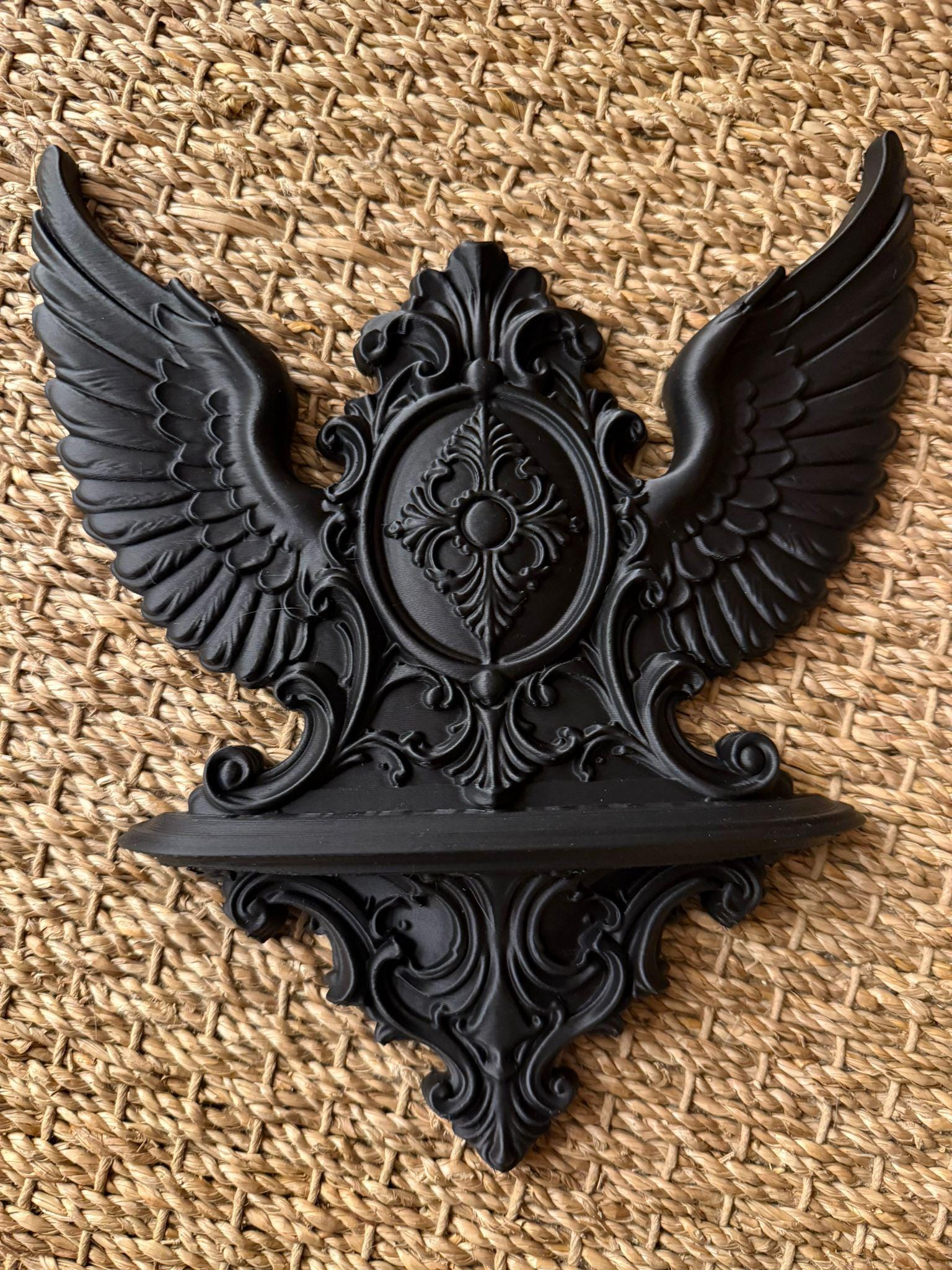 Angel Wings Wall Art Shelf