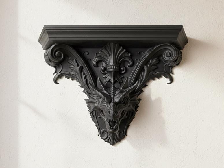 Fire Dragon Shelf altar
