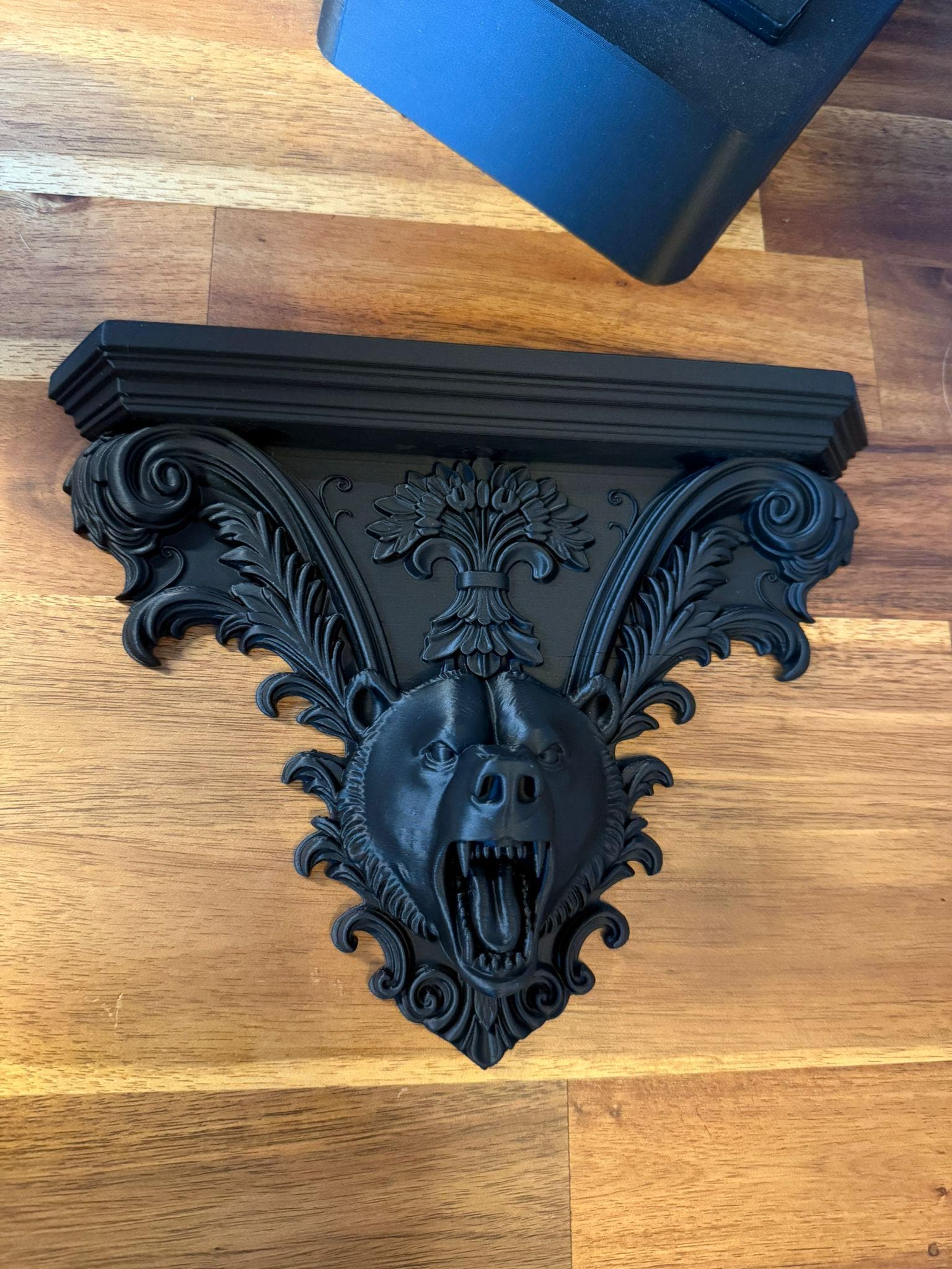 Wild Bear Wall Shelf Altar