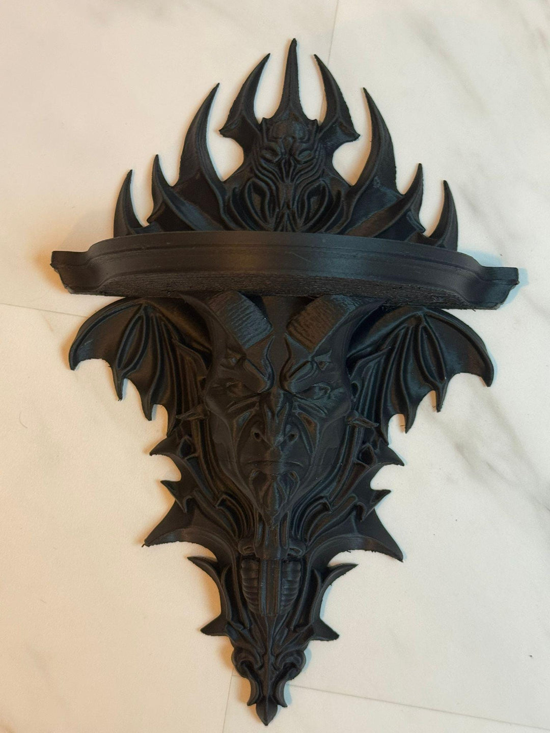 Winged Gothic Demon El Diablo Shelf Altar