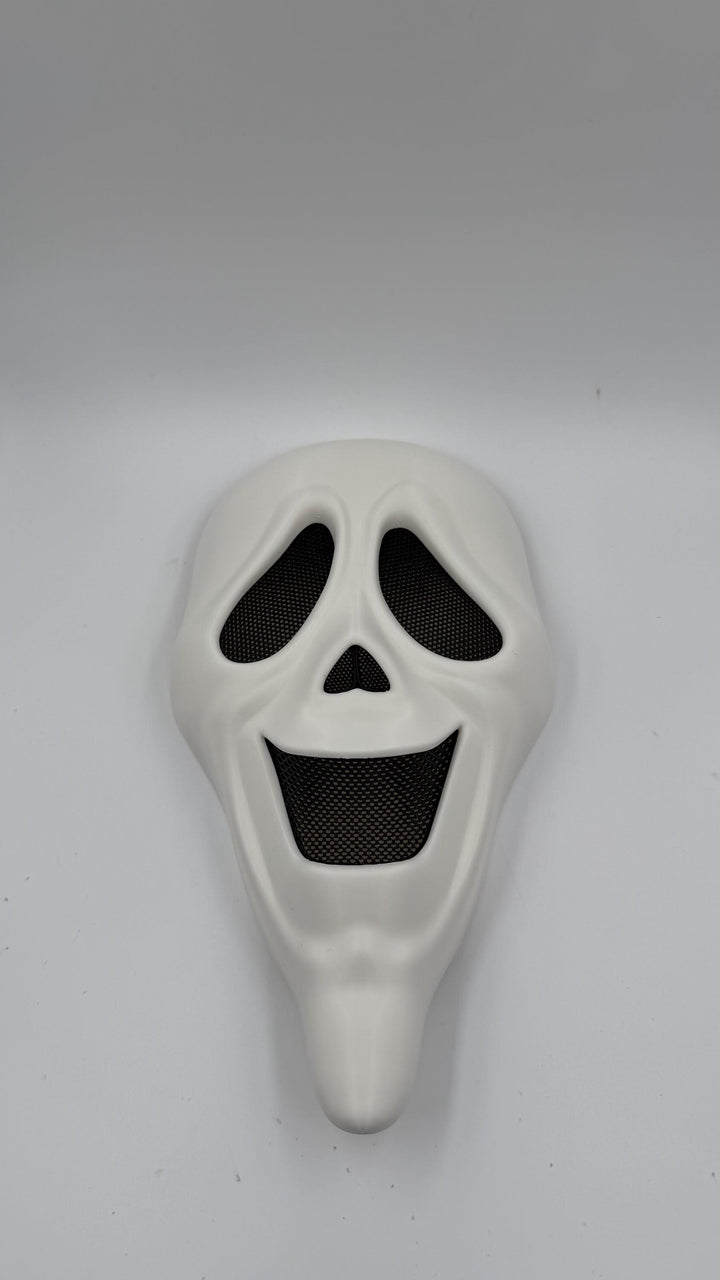 Wazzup Ghost Mask | Scary Movie Inspired Scream Mask | Funny Horror Cosplay Mask | Funny Halloween Costume | Ghost Face Style