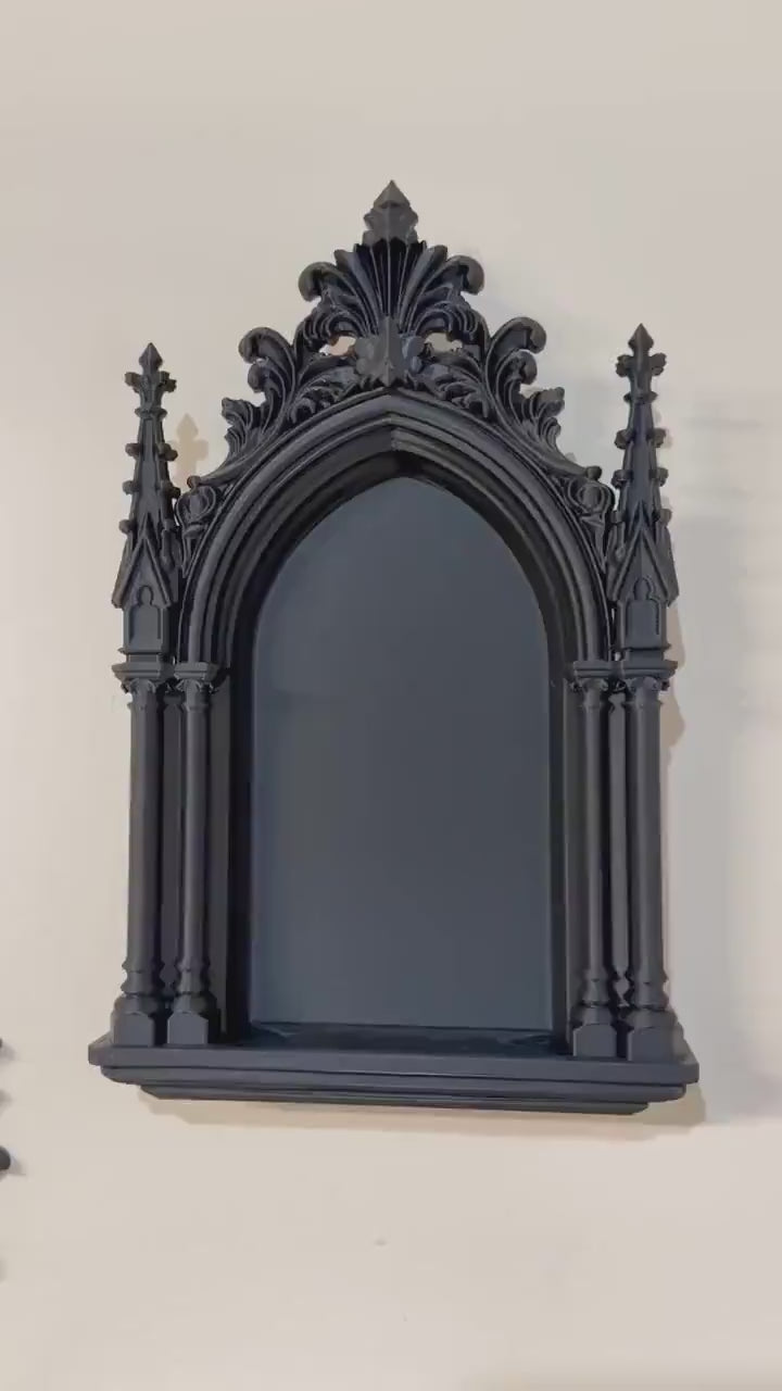 Victorian Gothic Cathedral Wall Altar Niche