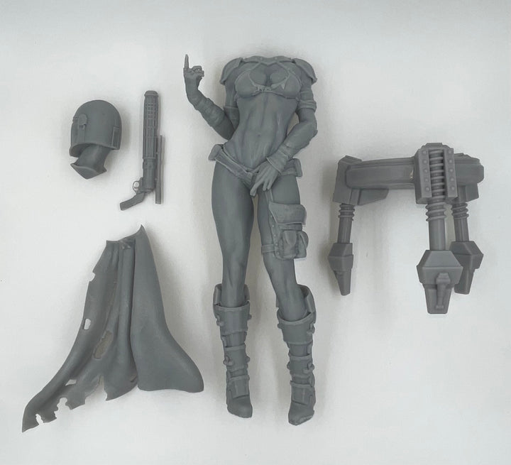 Lady Mandalorian Model Kit